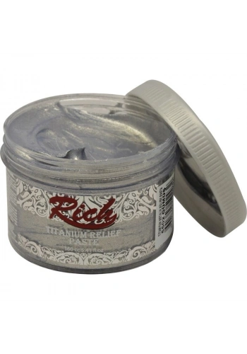 Rich Titanium Metalik Rölyef Pasta 160 cc. 5502 GÜMÜŞ