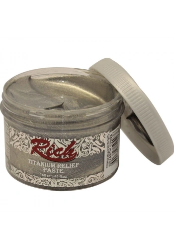 Rich Titanium Metalik Rölyef Pasta 160 cc. 5504 ANTİK GÜMÜŞ
