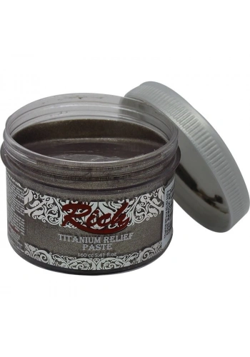 Rich Titanium Metalik Rölyef Pasta 160 cc. 5506 BAROK BEJ