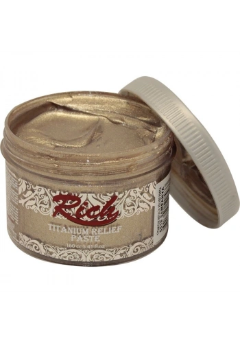 Rich Titanium Metalik Rölyef Pasta 160 cc. 5518 ŞAMPANYA