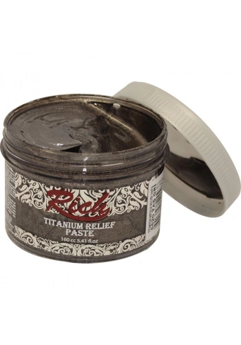 Rich Titanium Metalik Rölyef Pasta 160 cc. 5520 TAŞ GRİ