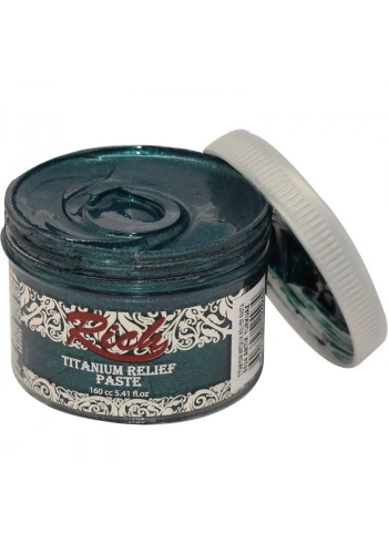 Rich Titanium Metalik Rölyef Pasta 160 cc. 5524 ANTİK TURKUAZ