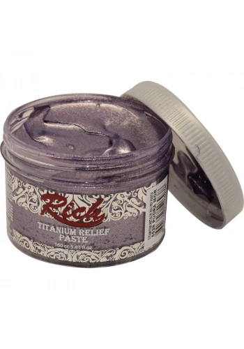 Rich Titanium Metalik Rölyef Pasta 160 cc. 5526 PUDRA MOR
