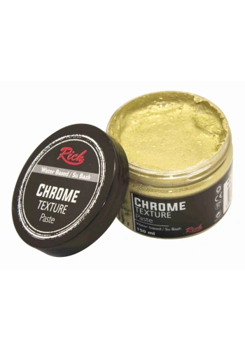 Rich Chrome Texture Rölyef Pasta 150 ml. 9202 BEYAZ ALTIN