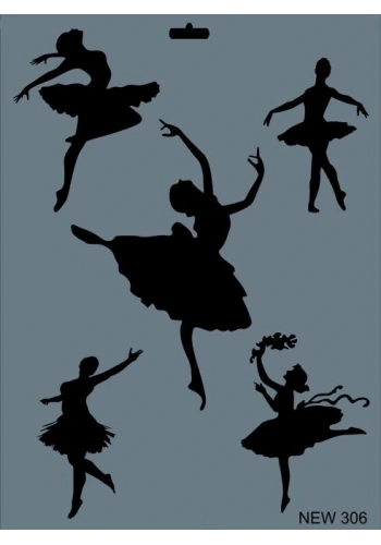 Rich Stencil Boyama Şablonu 25x35 cm. NEW-306