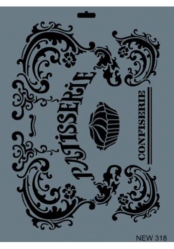 Rich Stencil Boyama Şablonu 25x35 cm. NEW-318