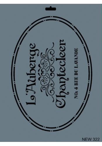 Rich Stencil Boyama Şablonu 25x35 cm. NEW-322