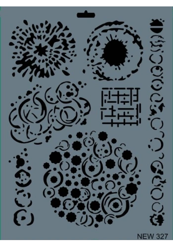 Rich Stencil Boyama Şablonu 25x35 cm. NEW-327