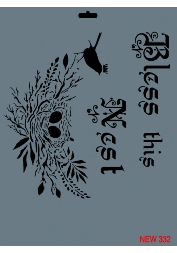 Rich Stencil Boyama Şablonu 25x35 cm. NEW-332