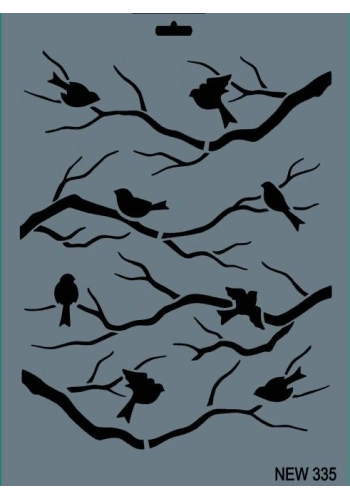 Rich Stencil Boyama Şablonu 25x35 cm. NEW-335