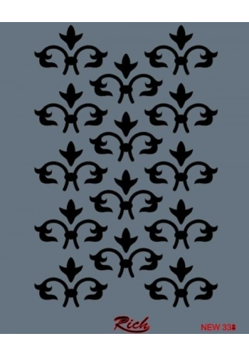 Rich Stencil Boyama Şablonu 25x35 cm. NEW-338