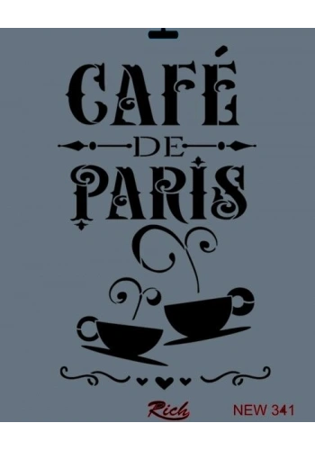 Rich Stencil Boyama Şablonu 25x35 cm. NEW-341