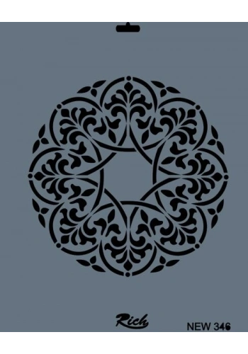 Rich Stencil Boyama Şablonu 25x35 cm. NEW-346