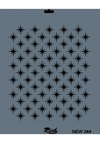 Rich Stencil Boyama Şablonu 25x35 cm. NEW-344