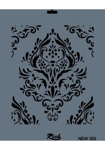 Rich Stencil Boyama Şablonu 25x35 cm. NEW-352