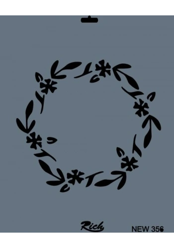Rich Stencil Boyama Şablonu 25x35 cm. NEW-356