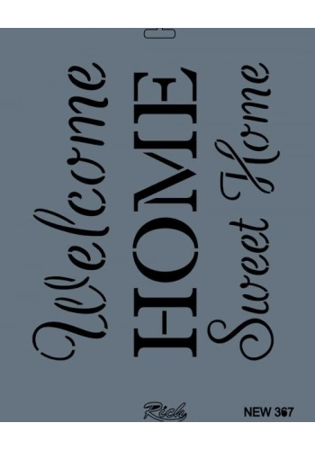 Rich Stencil Boyama Şablonu 25x35 cm. NEW-367