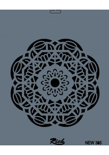 Rich Stencil Boyama Şablonu 25x35 cm. NEW-365