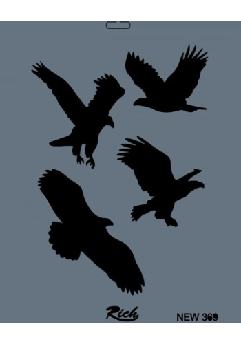 Rich Stencil Boyama Şablonu 25x35 cm. NEW-369