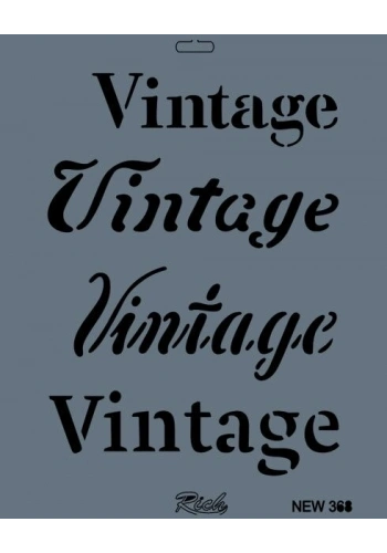 Rich Stencil Boyama Şablonu 25x35 cm. NEW-368