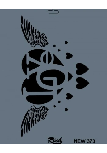 Rich Stencil Boyama Şablonu 25x35 cm. NEW-373