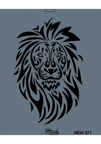 Rich Stencil Boyama Şablonu 25x35 cm. NEW-371