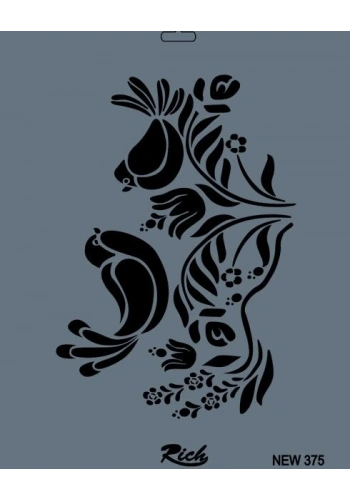 Rich Stencil Boyama Şablonu 25x35 cm. NEW-375