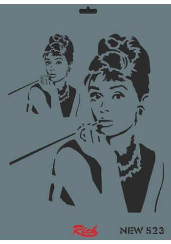 Rich Stencil Boyama Şablonu 25x35 cm. NEW-523