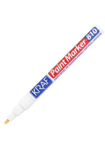 Kraf 810 Paint Markör Boyama Markörü Beyaz