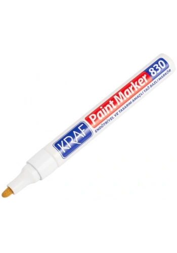 Kraf 830 Paint Markör Boyama Markörü Beyaz