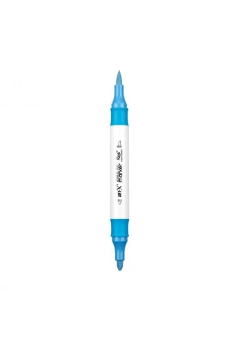 Rich Art-X Acrylic Duo Marker Çift Uçlu Su Bazlı Boyama Markörü No:29 Boncuk Mavi