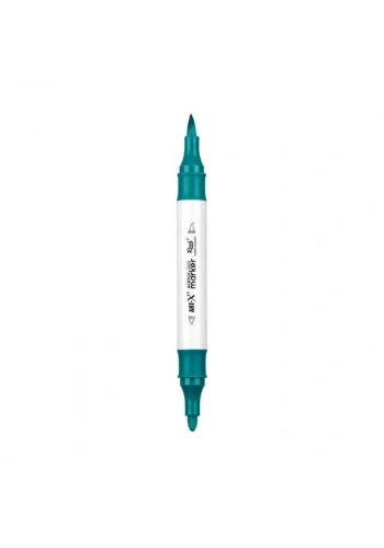 Rich Art-X Acrylic Duo Marker Çift Uçlu Su Bazlı Boyama Markörü No:35 Turkuaz Yeşil