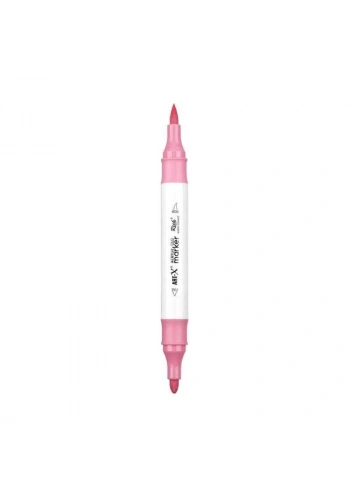 Rich Art-X Acrylic Duo Marker Çift Uçlu Su Bazlı Boyama Markörü No:25 Pastel Pembe