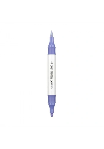 Rich Art-X Acrylic Duo Marker Çift Uçlu Su Bazlı Boyama Markörü No:149 Açık Lila