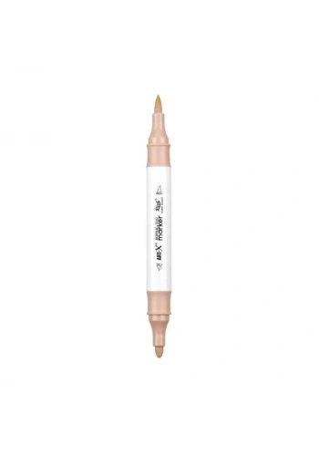 Rich Art-X Acrylic Duo Marker Çift Uçlu Su Bazlı Boyama Markörü No:150 Koyu Ten Rengi