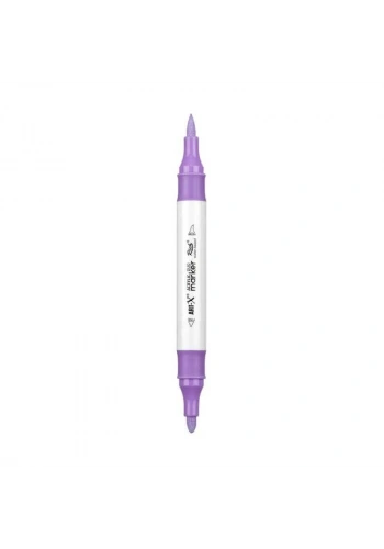 Rich Art-X Acrylic Duo Marker Çift Uçlu Su Bazlı Boyama Markörü No:158 Leylak