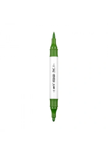 Rich Art-X Acrylic Duo Marker Çift Uçlu Su Bazlı Boyama Markörü No:154 Yaprak Yeşili