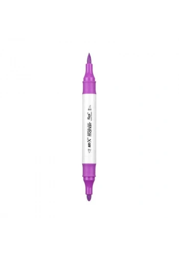 Rich Art-X Acrylic Duo Marker Çift Uçlu Su Bazlı Boyama Markörü No:131 Açık Mor