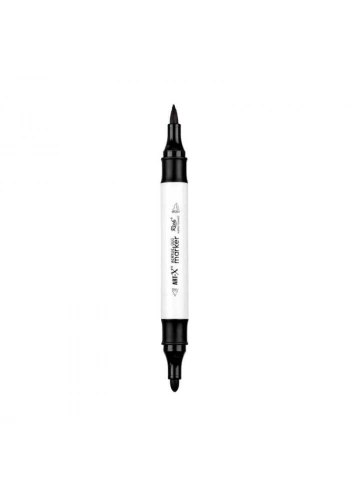 Rich Art-X Acrylic Duo Marker Çift Uçlu Su Bazlı Boyama Markörü No:10 Siyah