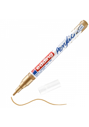 Edding 5300 Akrilik Boyama Markörü 1-2 mm ALTIN