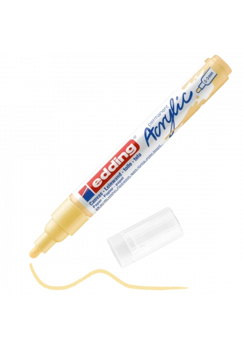 Edding 5100 Akrilik Boyama Markörü 2-3 mm PASTEL SARI