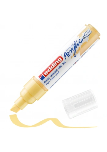 Edding 5000 Akrilik Boyama Markörü 5-10 mm Kesik Uç PASTEL SARI