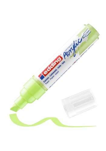 Edding 5000 Akrilik Boyama Markörü 5-10 mm Kesik Uç PASTEL YEŞİL