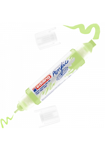 Edding 5400 Akrilik Boyama Markörü 3D Double Liner PASTEL YEŞİL