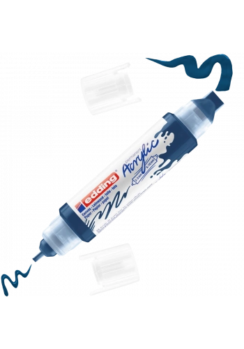 Edding 5400 Akrilik Boyama Markörü 3D Double Liner GECE MAVİSİ