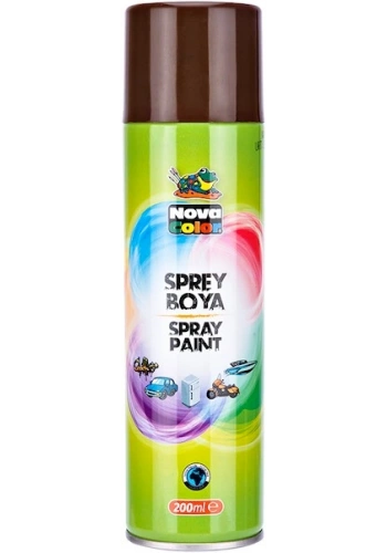 Nova Color Sprey Boya 200 ml. KAHVERENGİ