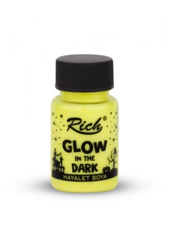 Rich Karanlıkta Parlayan (Glow In The Dark) Hayalet Boya 50 cc. SARI