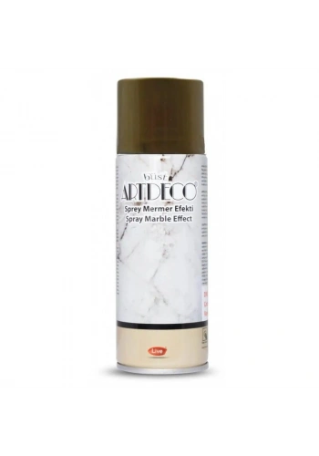 Artdeco Akrilik Sprey Mermer Efekti 200 ml. Altın 990