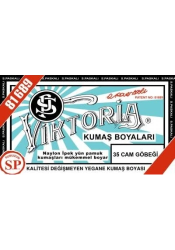 Viktoria Toz Kumaş Boyası 35 CAM GÖBEĞİ