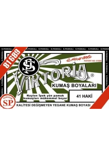 Viktoria Toz Kumaş Boyası 41 HAKİ
